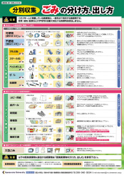 ごみの分け方・出し方