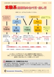 実験系廃棄物の分け方・出し方（黒髪・大江）