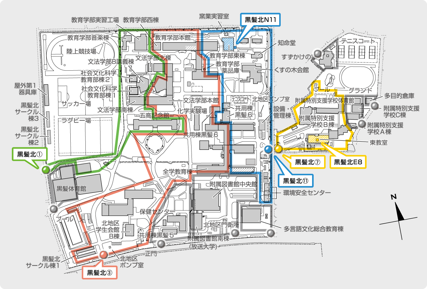 黒髪団地(北地区)