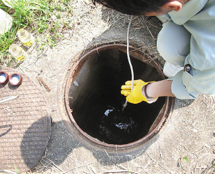 下水道放流水の排水水質測定
