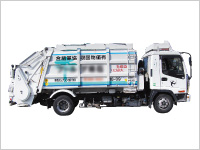 計量機付きごみ収集車(パッカー車)